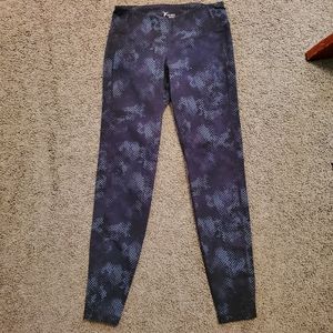 Green and black leggings